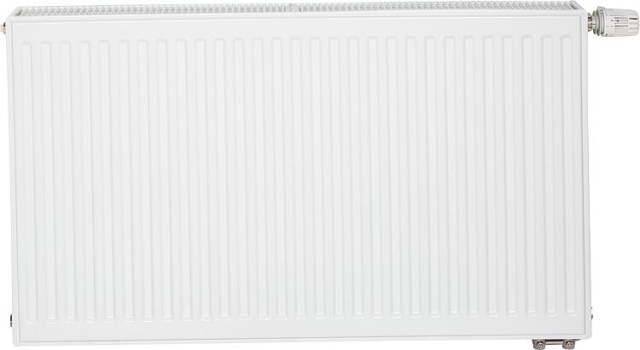 DeLonghi profile radiator PLATTELLA V6 L standard connection 6-fold, type 33/600/400, colour white RAL 9016 NEW