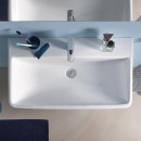 DURAVIT lavabo No. 1 l x h x p : 800 x 175 x 460 mm, avec vasque, avec 1 bac, blanc NEUF