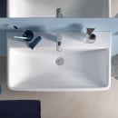 DURAVIT lavabo núm. 1 An x Al x Fo: 650 x 175 x 460 mm, c. cubeta, c. 1 HL, blanco NUEVO