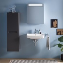 DURAVIT lavabo núm. 1 An x Al x Fo: 650 x 175 x 460 mm, c. cubeta, c. 1 HL, blanco NUEVO