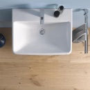 Lavabo DURAVIT nº 1 AxAxP: 600 x 175 x 460 mm, con cubeta, con 1 seno, blanco NUEVO