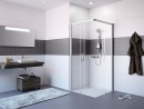 Hüppe Corner shower enclosure Classics 2 EasyEntry 2x sliding door + 2x fixed part 885-910mm NEW