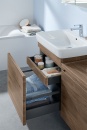 GEBERIT WTU + WC céramique Renova Plan 600x616x480 mm Noyer hickory NEUF