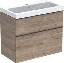 GEBERIT WTU+céramique-WT iCon 750x705x485 mm Noyer...