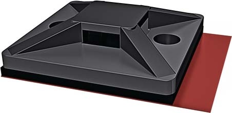 HellermannTyton Socle adhésif 19x19mm naturel MB3APT-A-PA66-WH NOUVEAU