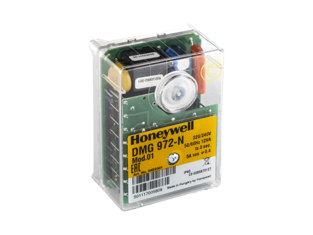 Honeywell Resideo 0452001U DMG 972 Mod.01 Control automático del quemador NUEVO