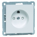 PEHA D 20.6671.02 Aura Socket DK con messa a terra bianco...