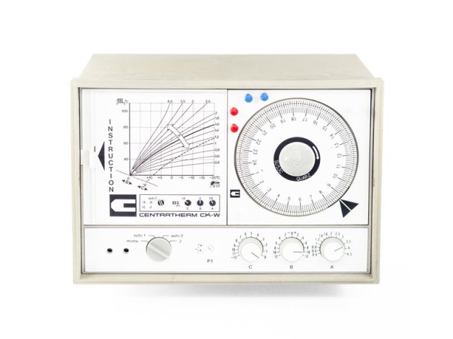 Centratherm CK-W ZG 252 con reloj analógico TP blanco