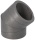 WOLF Coude de ventilation Wolf, ISO DN 160, 45°, 2577364 NOUVEAU