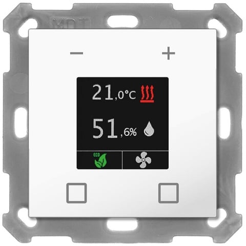 MDT kamerthermostaat Smart 55, zuiver wit glanzend NIEUW