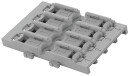 WAGO Montage-adapter 1-voudig voor doorvoerconnector met hendel 221-2521, voor schroefbevestiging, PU 25 NIEUW