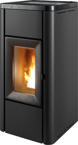 MCZ Pellet stove GHEA Air 6 S + basic unit with cladding metal Dark_308 NEW