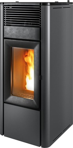 MCZ Pellet stove TEIA Comfort Air 10 S2 UP! + basic unit with cladding metal White_302 NEW