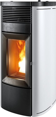 MCZ Pellet stove Musa Air Maestro 3, basic unit with cladding White metal, 10 KW NEW