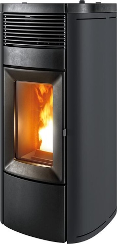 MCZ Pellet stove Musa Comfort Air Maestro 3, basic unit with cladding Black metal, 11.9 KW NEW