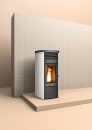 MCZ Pellet stove Musa Hydromatic Maestro 2+, basic unit with cladding White metal, 17.7 KW NEW