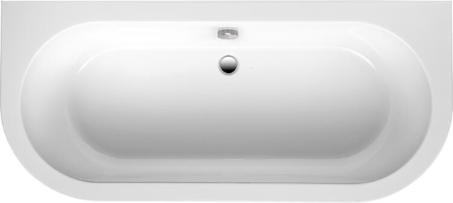 Evenes Raumspar Badewanne Edena BxHxT: 1800x580x790mm Farbe: Weiss inkl. Wassereinlauf NEU