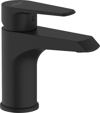 evenes Tabay washbasin mixer with clicker valve black NEW