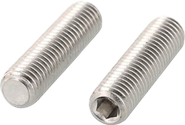 Hexagon socket set screws with truncated cone 45H acc. to DIN EN ISO 4026 galvanised annealed M 5 x 6 PU: 100 NEW