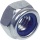 Hexagon lock nuts with plastic ring, fine thread low form DIN 985 galvanised M 16 x 1.50 PU: 200 NEW