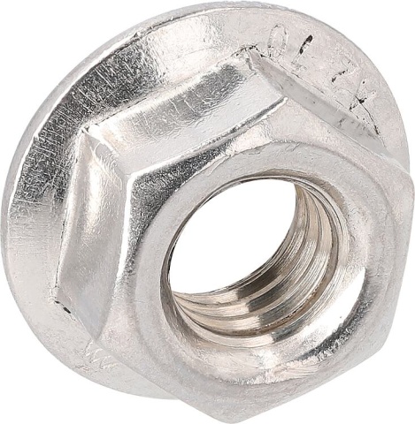 Tuercas hexagonales con brida cl.8 DIN 6923 galvanizadas M 6 PU: 1000 NUEVO