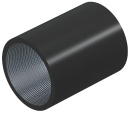 OBO steel socket M20 with thread black, PU 50 NEW