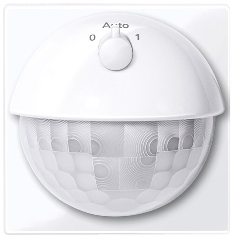 merten System M, detector de movimiento Argus 180 UP módulo sensor con interruptor Merten, activo blanco brillante NUEVO