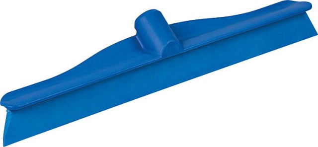 Hygiene-Wasserschieber, Kunststoff, einlippig, 40cm, blau NEU