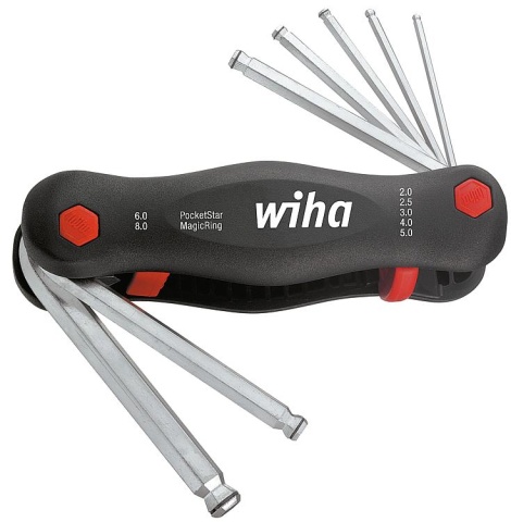 wiha Sechskant-Stiftschlüsselsatz Wiha, 7-teilig NEU