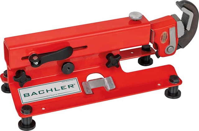 Bachler mobiele bankschroef MoTrack met Ridgid tang NIEUW