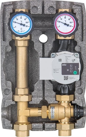 Evenes Set de circuit de chauffage Easyflow DN25(1"")Circuit de régulation à valeur constante thermique 35-60°C, pompe Grundfos UPM3S AUTO 25-60 NOUVEAU