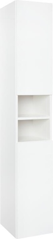 Evenes Hochschrank Pisa, blanc brillant, réversible 300x1850x340mm NEUF