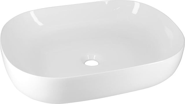 evenes Lavabo sobre encimera Mapari AxAxP: 600x150x450mm sin agujero para grifo NUEVO