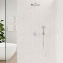 hansgrohe Fixfit S kolanko przyłączeniowe ścienne z uchwytem prysznicowym DN15 (1/2"") chrom NOWOŚĆ