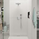 hansgrohe Fixfit E kolanko przyłączeniowe ścienne z uchwytem prysznicowym DN15 (1/2"") chrom NOWOŚĆ