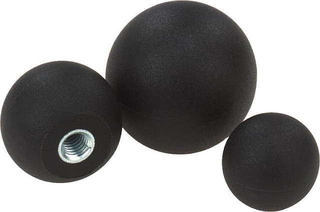 Manopola a sfera Kipp con filettatura in plastica filettatura femmina M 4 forma C d= 16 mm K0158.11604 NUOVO