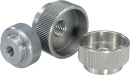 Kipp knurled nut DIN 6303 internal thread M 5 steel...