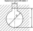 Kółko ręczne tarczowe Kipp DRM 100 x 12,...