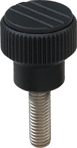 Kipp knurled knob with external thread M 6 x 20 K0247.106X20 NEW