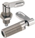 Kipp locking bolt form B, handle uncoated with nut...