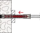 Fischer Long Shaft Dowel DuoXpand Countersunk Head 8x80 PU: 50 NEW