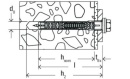 Fischer Long Shaft Dowel DuoXpand Countersunk Head 8x100 FUS PU: 50 NOWOŚĆ