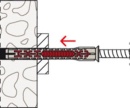 Tassello Fischer ad albero lungo DuoXpand in acciaio inox A4 testa svasata 10x80 PU: 50 NUOVO