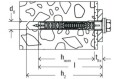 Fischer Long Shaft Dowel DuoXpand Hexagon 10x140 FUS PU: 50 NEW