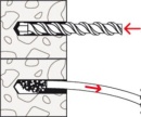 Fischer Taco de vástago largo DuoXpand Acero inoxidable A4 Hexágono 10x80 FUS PU: 50 NUEVO