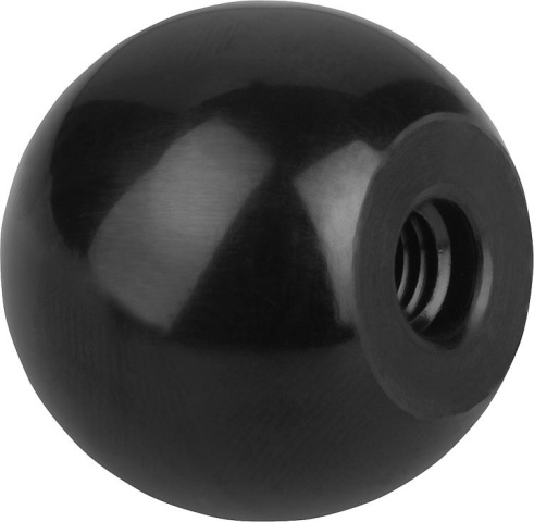 Manopola a sfera Kipp con filettatura in plastica, filettatura interna M 4, forma C, diametro 16 mm K0159.11604 NUOVO