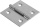 TILT HINGE SHAPE:A 40X40, STEEL ZINCED, NEW