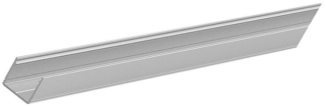 BRUMBERG QualityFlex ONE mounting profile, high, anodised aluminium, L x W x H: 2,000 x 17.6 x 15.9 mm NEW