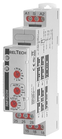 Reltech Wielofunkcyjny przekaźnik czasowy 2 CO 8A, RMFR2 NEW