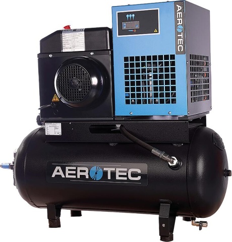 Aerotec COMPACK 2TR - 90L PRO schroefcompressor incl. droger, met 90 liter ketel NIEUW